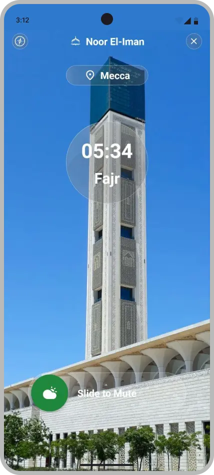 Prayer Times Feature